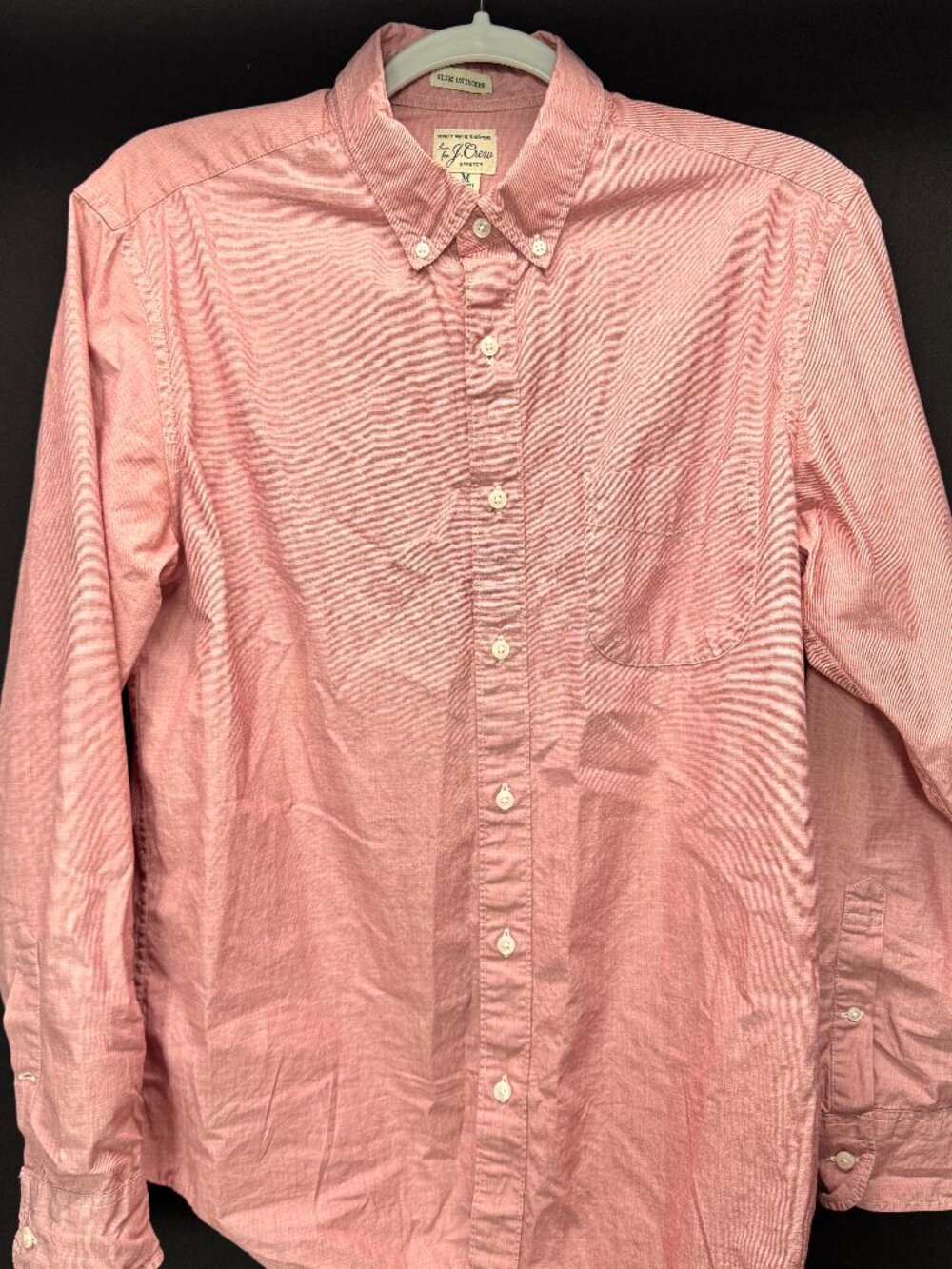 J.Crew Secret Wash Red Button Down Medium Short